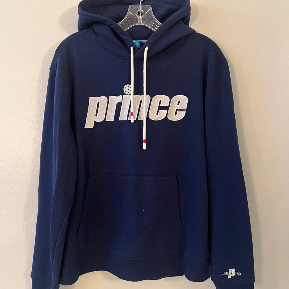 Prince Embroidered Blue Sweatshirt Hoodie
